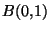 $B(0,1)$