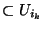 $\subset U_{i_k}$