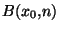 $B(x_0,n)$