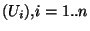 $(U_i),i=1..n$