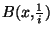 $B(x,{1\over i})$