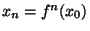 $x_n=f^n(x_0)$