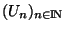 $(U_n)_{\scriptsize {n \in {\rm I\!N }}}$