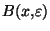 $B(x,\varepsilon)$
