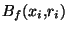 $B_{f}(x_i,r_i)$