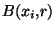 $B(x_i,r)$