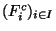 $(F_i^c)_{\scriptsize {i \in I}}$