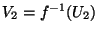 $V_2=f^{-1}(U_2)$