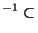 $^{-1}\subset$