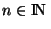 $n \in {\rm I\!N }$
